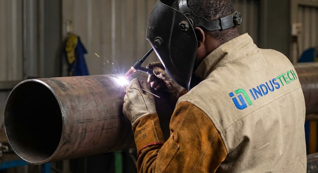 Certified TIG welding on industrial pipework with BULKER equipment